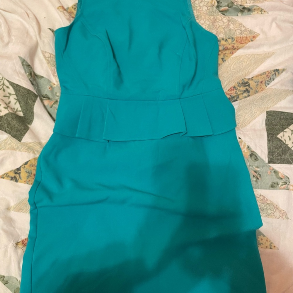 LOFT Teal Midi Dress